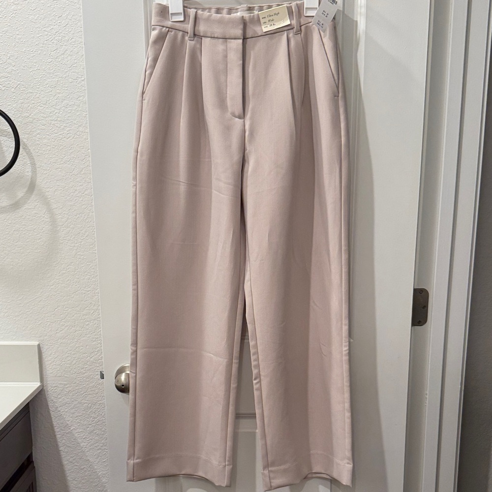 Abercrombie and Fitch high-rise wide leg pants